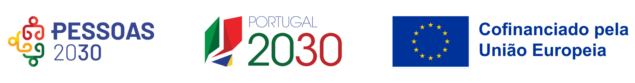 Logotipos do Financiamento Pessoas 2030
